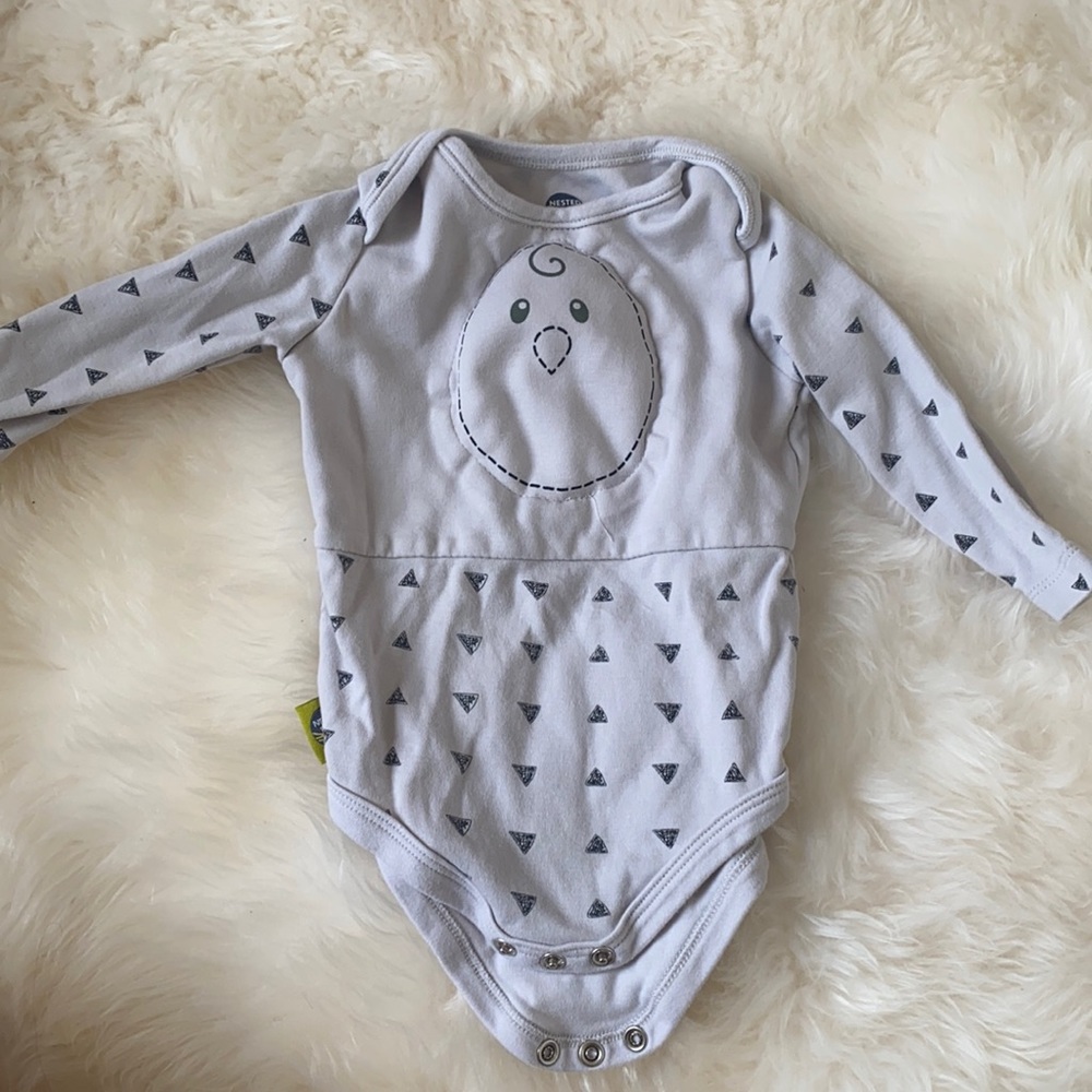 Weighted nested bean bodysuit 6-12mo